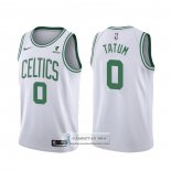 Camiseta Boston Celtics Jayson Tatum Association 2021-22 Blanco