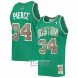 Camiseta Boston Celtics Paul Pierce NO 34 Mitchell & Ness 2007-08 Verde