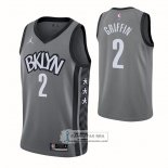 Camiseta Brooklyn Nets Blake Griffin NO 2 Statement 2021 Gris