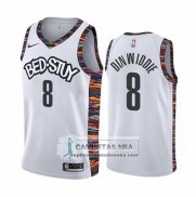 Camiseta Brooklyn Nets Spencer Dinwiddie Ciudad Blanco