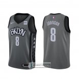 Camiseta Brooklyn Nets Tyler Johnson Statement 2020 Gris