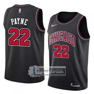 Camiseta Bulls Cameron Payne Statement 2018 Negro