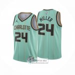 Camiseta Charlotte Hornets Brandon Miller NO 24 Ciudad 2024-25 Verde