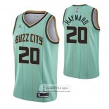 Camiseta Charlotte Hornets Gordon Hayward Ciudad 2020-21 Verde