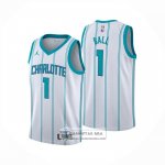 Camiseta Charlotte Hornets LaMelo Ball NO 1 Association 2024-25 Blanco