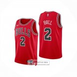 Camiseta Chicago Bulls Lonzo Ball NO 2 Icon 2025-26 Rojo