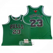 Camiseta Chicago Bulls Michael Jordan NO 23 Retro Verde