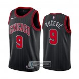 Camiseta Chicago Bulls Nikola Vucevic Statement 2021 Negro