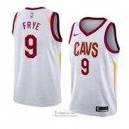 Camiseta Cleveland Cavaliers Channing Frye Association 2018 Blan