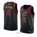 Camiseta Cleveland Cavaliers Isaiah Taylor Statement 2018 Negro