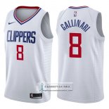 Camiseta Clippers Danilo Gallinari Association 2017-18 Blanco