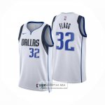 Camiseta Dallas Mavericks Cooper Flagg NO 32 Association 2025-26 Blanco