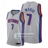 Camiseta Detroit Pistons Thon Maker Statement Gris