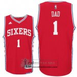 Camiseta Dia del Padre 76ers Dad Rojo