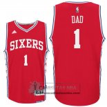 Camiseta Dia del Padre 76ers Dad Rojo