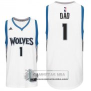 Camiseta Dia del Padre Timberwolves Dad Blanco