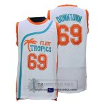 Camiseta Flint Tropscs Coffee Downtown Blanco