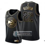 Camiseta Golden Edition Atlanta Hawks Cam Reddish Negro