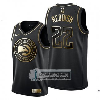 Camiseta Golden Edition Atlanta Hawks Cam Reddish Negro