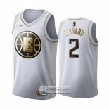 Camiseta Golden Edition Los Angeles Clippers Kawhi Leonard Blanco