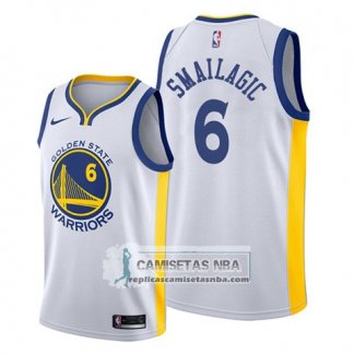 Camiseta Golden State Warriors Alen Smailagic Association Blanco