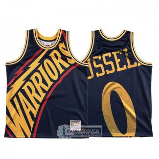 Camiseta Golden State Warriors D'angelo Russell Mitchell & Ness Big Face Azul