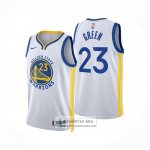 Camiseta Golden State Warriors Draymond Green NO 23 Association 2024-25 Blanco