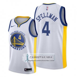 Camiseta Golden State Warriors Omari Spellman Association Blanco