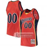 Camiseta Golden State Warriors Personalizada Hardwood Classics 2009-10 Naranja