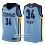 Camiseta Grizzlies Brandan Wright Statement 2017-18 Azul