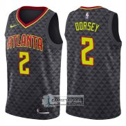 Camiseta Hawks Tyler Dorsey Icon 2017-18 Negro