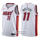 Camiseta Heat Dion Waiters Association 2017-18 Blanco