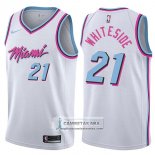 Camiseta Heat Hassan 2017-18 Blancoside Ciudad 2017-18 Blanco