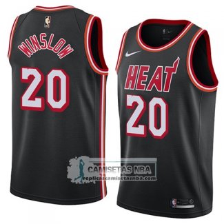 Camiseta Heat Justise Winslow Classic 2018 Negro