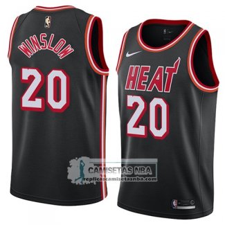 Camiseta Heat Justise Winslow Classic 2018 Negro