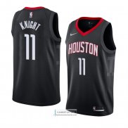 Camiseta Houston Rockets Brandon Knight Statement 2017-18 Negro