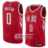 Camiseta Houston Rockets De'anthony Melton Ciudad 2018 Rojo