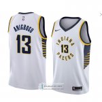 Camiseta Indiana Pacers Ike Anigbogu Association 2018 Blanco