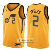 Camiseta Jazz Joe Ingles Statement 2017-18 Amarillo