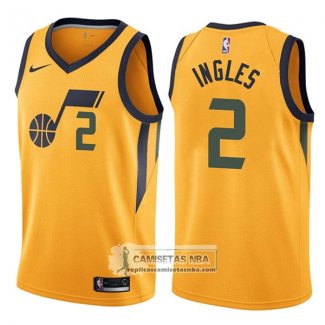 Camiseta Jazz Joe Ingles Statement 2017-18 Amarillo