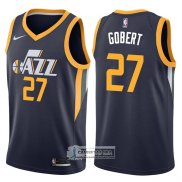 Camiseta Jazz Rudy Gobert Icon Apagado 2017-18 Azul