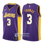Camiseta Lakers Isaiah Thomas Statement 2017-18 Violeta