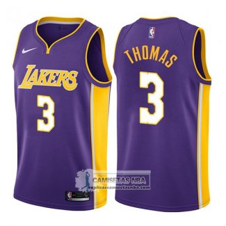 Camiseta Lakers Isaiah Thomas Statement 2017-18 Violeta