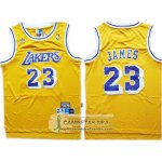 Camiseta Lakers Lebron James Amarillo
