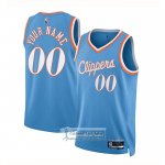 Camiseta Los Angeles Clippers Personalizada Ciudad 2021-22 Azul