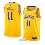 Camiseta Los Angeles Lakers Michael Beasley Icon 2018-19 Amarill