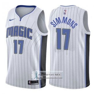 Camiseta Magic Jonathon Simmons Association 2017-18 Blanco