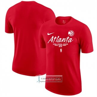 Camiseta Manga Corta Atlanta Hawks Rojo