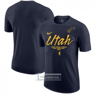 Camiseta Manga Corta Utah Jazz Negro