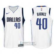 Camiseta Mavericks Harrison Barnes 2017-18 Blanco